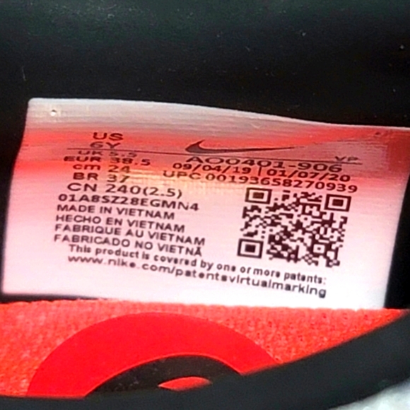 NEW Nike Youth Phantom VNM Elite FG Soccer Cleats Shoes Size 6 Y - Picture 12 of 12